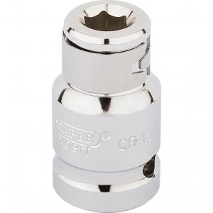 Image of Draper 1/2" Drive 5/16" Hexagon Screwdriver Bit Holding Socket 1/2" 5/16"