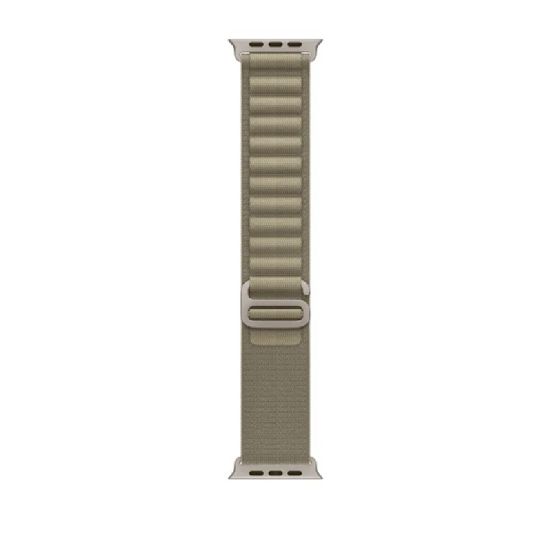 image of Apple 49mm Olive Alpine Loop - Medium MT5U3ZM/A