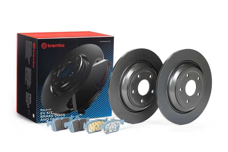 Image of BREMBO Brake discs and pads set BREMBO KT 08 081