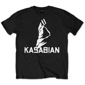 Image of Kasabian - Ultra Face Unisex Large T-Shirt - Black