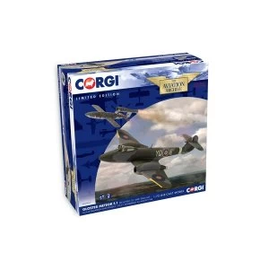 Image of Gloster Meteor F.1 EE216/YQ-E- T.D. Dixie Dean RAF No. 616 Squadron Fieseler F- 103 V-1 Doo 1:72 Corgi Model