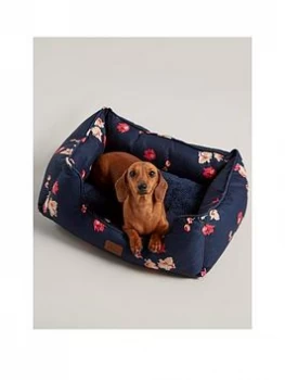 Image of Joules Joules Floral Collection Square Dog Bed - Large