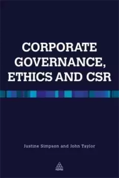 Image of Corporate governance ethics and CSR by Justine Simpson