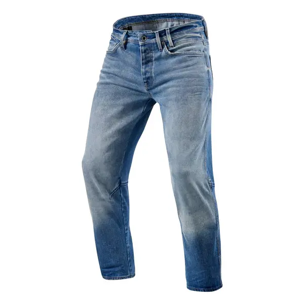 Image of REV'IT! Salt TF Mid Blue Used Motorcycle Jeans Size L34/W36