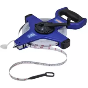 Image of Faithfull Tools - Faithfull Fast Rewind Open Long Tape - 50m (165ft)