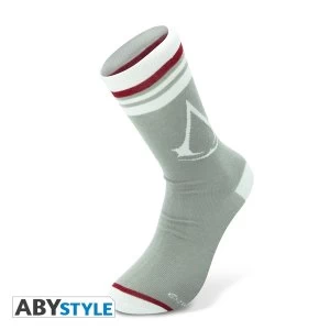Image of Assassins Creed - Crest Socks - Grey