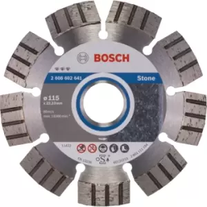 Image of Bosch Best Stone Diamond Cutting Disc 115mm