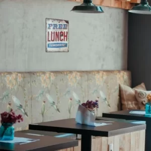 Image of Free Lunch Multicolor Decorative Metal Wall Accessory