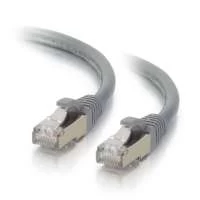 Patch Cord RJ45 CAT.6 F/UTP LSZH Snagless Grey - 0.30 M Full Copper