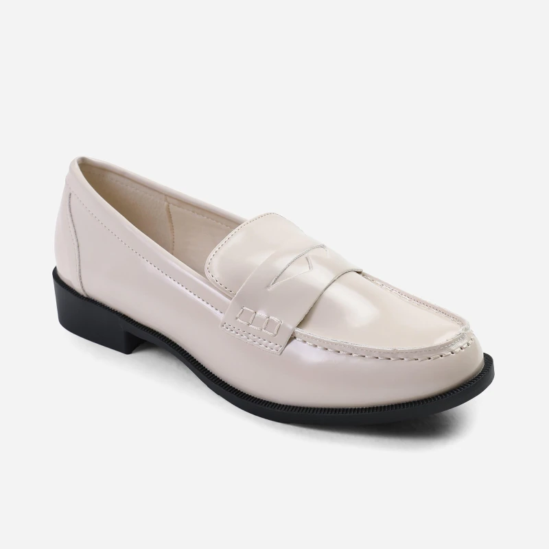 Image of Where's That From 'Houston' Wide Fit Slip On Loafer Cream