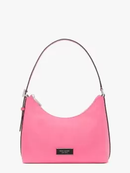 image of Kate Spade Sam Icon Nylon Small Shoulder Bag, Pink Cloud, One Size