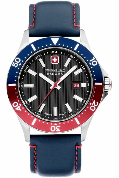 image of Swiss Military Hanowa Mens Swiss Military Hanowa Flagship X Watch - One Size