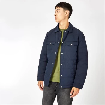 image of Jack Wills Sweeney Padded Overshirt - Navy