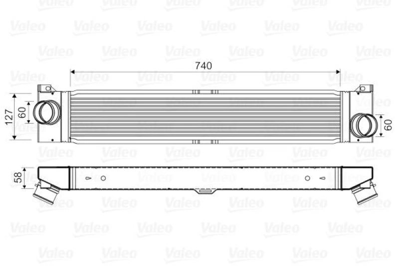 Image of Intercooler VALEO 818569