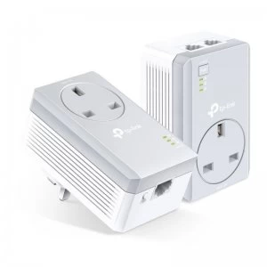 Image of TP Link AV1000 Gigabit Passthrough Powerline Starter Kit