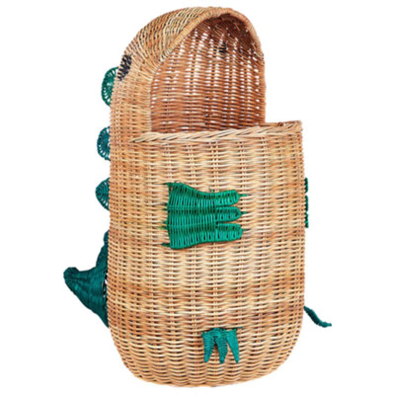 Image of Beliani Kids Basket Dragon Cradock Rattan Natural