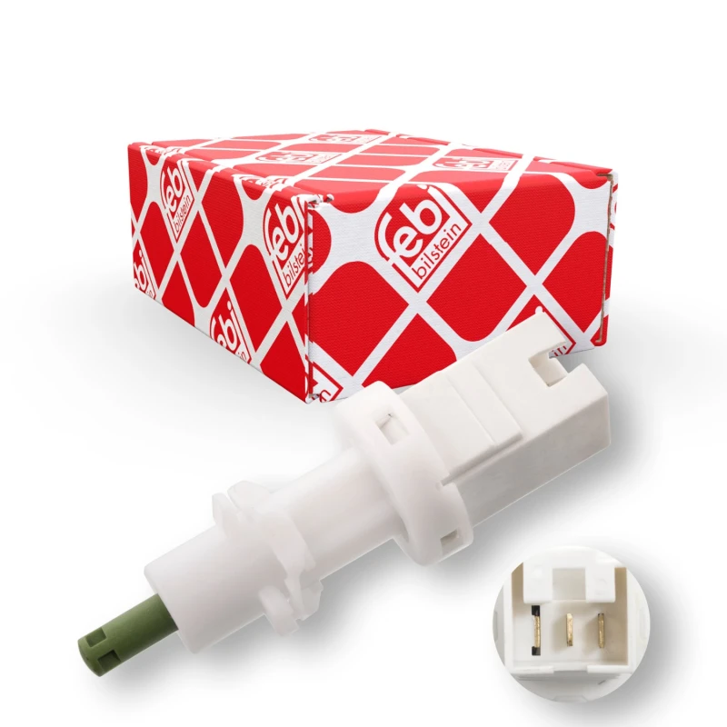 Image of FEBI BILSTEIN 12230 Brake Light Switch Plastic Brake Light Switch (806)