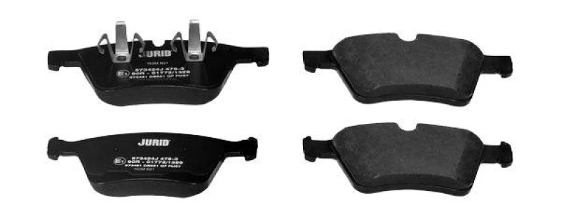Image of JURID 573424J Brake pad set not prepared for wear warning indicator, without accessories, with piston clip Brake Pad Set,disc brake (402)