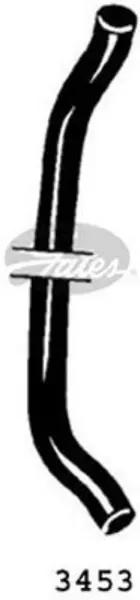 Image of Curved Radiator Hose 590mm X 30 Gates 3453