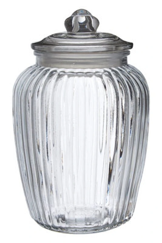 Image of Premier Housewares Old Fashioned Storage Jars Vintage Design Glass Storage Jar - 2280ml Clear