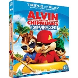 Image of Alvin & The Chipmunks Chipwrecked Triple Play Blu Ray