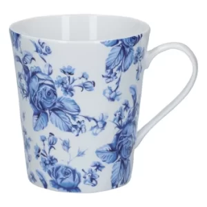 image of Mikasa Hampton Mini Blue Flowers Mug Blue and White