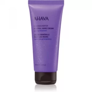 image of Ahava Dead Sea Water Spring Blossom Mineral Cream for Hands 100ml