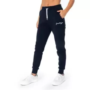 Image of Hype Scribble Logo Womens Joggers - Blue