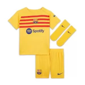 Image of Nike Barcelona Fourth Senyera Babykit 2023 2024 - Yellow