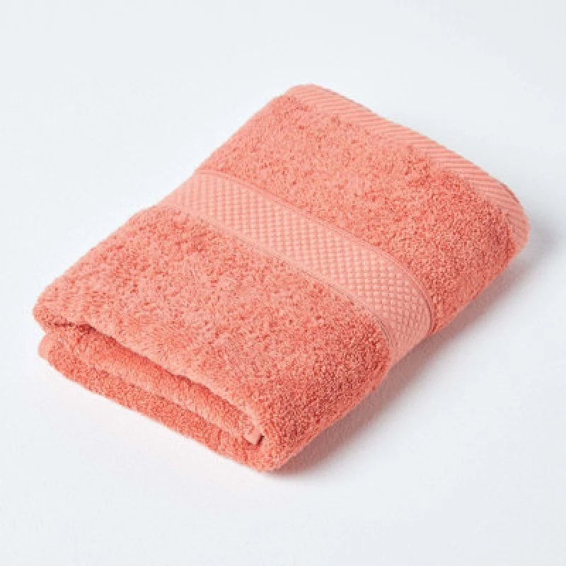 Image of Homescapes Turkish Cotton Guest Towel, Burnt Orange