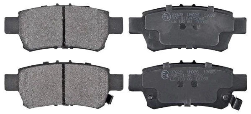 Image of A.B.S. 37628 Brake pad set with acoustic wear warning Brake Pad Set,disc brake (402)