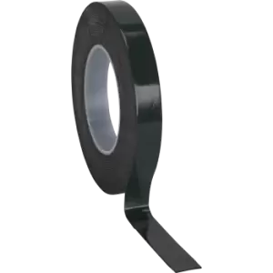 image of Sealey Double Sided Adhesive Foam Tape Black 19mm 10m