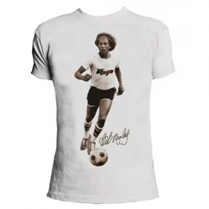 image of Bob Marley - Bobby Unisex X-Large T-Shirt - White