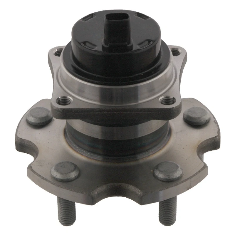 Image of FEBI BILSTEIN 31336 Wheel bearing kit with wheel bolts, Rear Axle Right, with wheel speed sensor Wheel Bearing Kit (654)