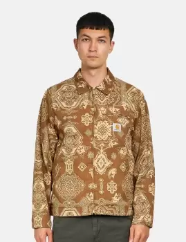 Image of Carhartt-WIP Detroit Verse Print Jacket - Hamilton Brown