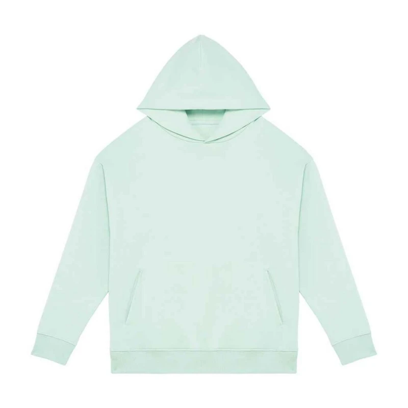 Image of Native Spirit Mens Oversized Hoodie in Light Green Size: Large Light Green Male L