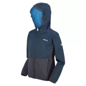 Image of Regatta Junior Highton Full Zip Fleece - ImpBl/IndGry