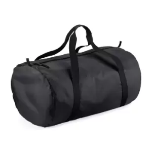 Bagbase Packaway Barrel Bag (32 Litres) (pack Of 2) (one Size, Black)