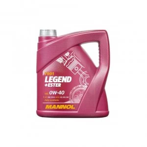 Image of MANNOL 4L Legend + Ester 0W-40 API SN/CH-4 ACEA A3/B3/B4 BMW LL-01