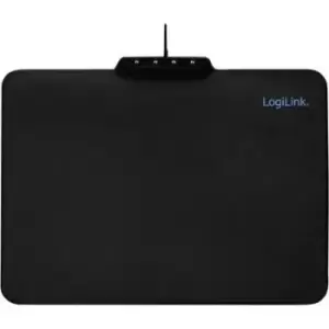 image of LogiLink ID0155 Gaming mouse pad Backlit Black (W x D) 360 mm x 260 mm