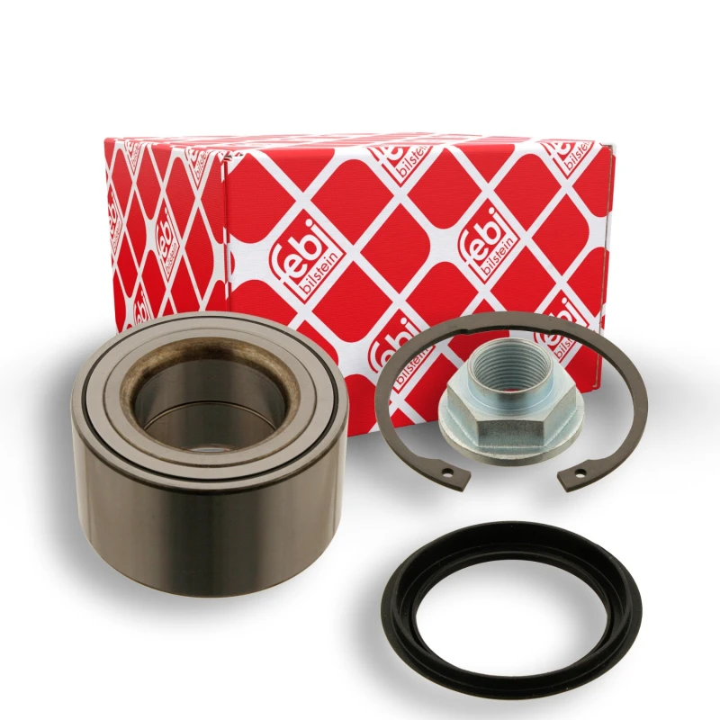 Image of FEBI BILSTEIN 30087 Wheel bearing kit with axle nut, with shaft seal Wheel Bearing Kit (654)