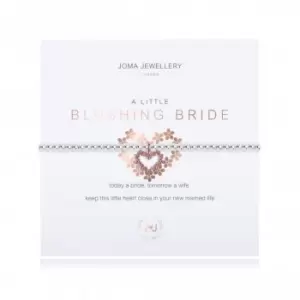 Image of A Little Blushing Bride Silver Rose Gold 17.5cm Stretch Bracelet 3211
