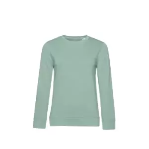 image of B&C Womens/Ladies Organic Sweatshirt (XL) (Sage Green)