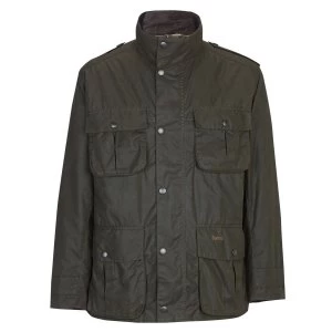 Image of Barbour Mens Corbridge Wax Jacket Olive Small