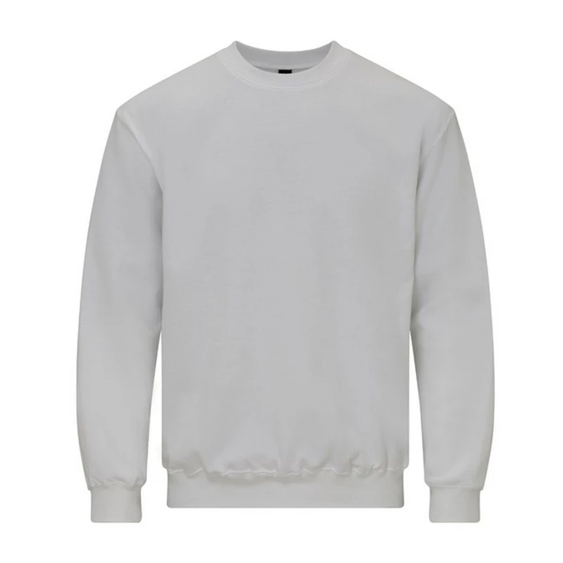 Image of Gildan Mens Plain White Sweatshirt Size: XL White Male XL