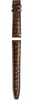 Image of IWC Strap Alligator Dark Brown For Butterfly Clasp XL