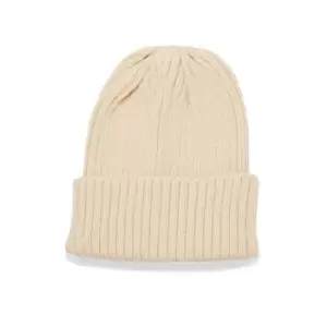 Image of I Saw It First Soft Rib Knit Beanie Hat - White
