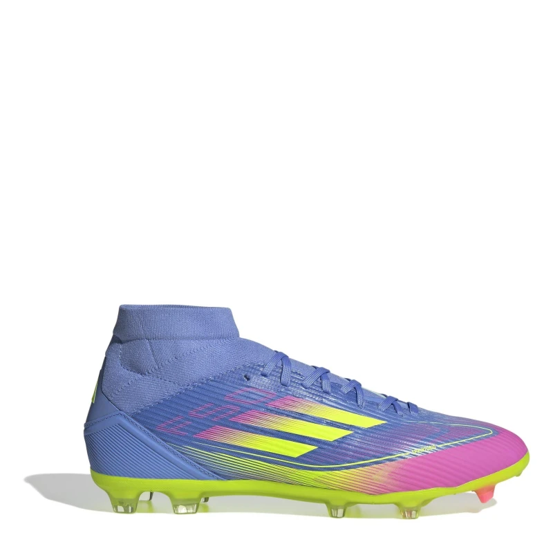 Image of adidas F50 League Firm Ground Football Boots Blue/Lemon male 8 (42)