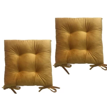 Image of Cushion Collective 2 Pack Seat Pads - Ochre