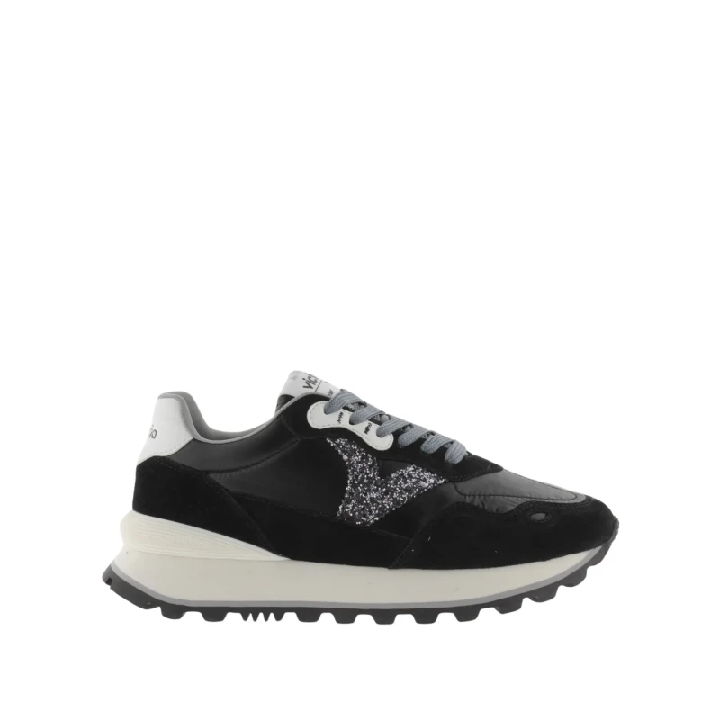 Image of Victoria Womens metallic sneakers Victoria Viento Noir Female 38